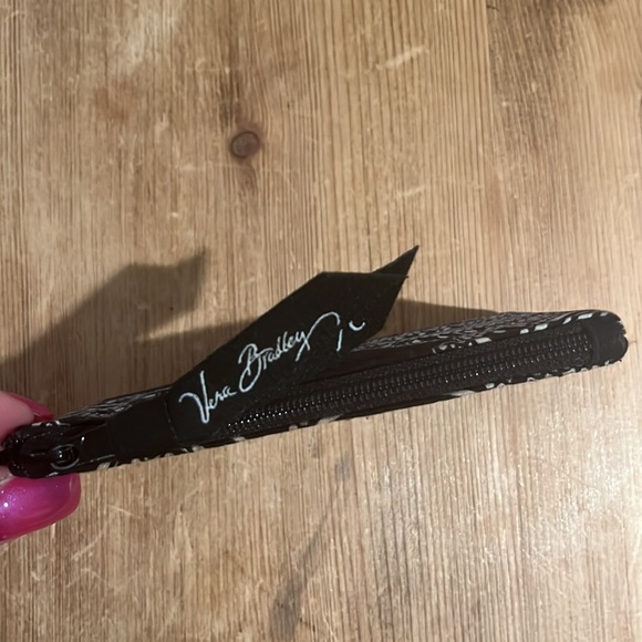 Vera Bradley ID & coin credit card cash drivers license wallet with keychain - Picture 4 of 8